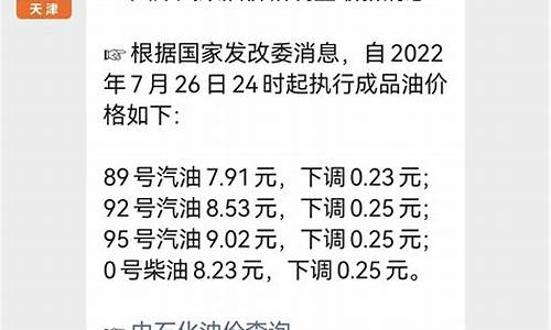 天津油价最新调整信息查询_天津油价最新调整信息